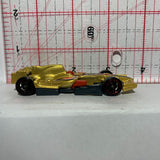 Gold F1 Racer Track Stars Hot Wheels Diecast Car