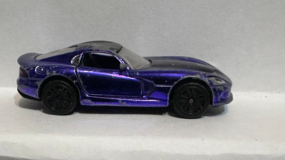 Purple Dodge Viper 1/60 2016 Majorette Diecast Car