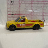 Yellow Surf Rescue Volkswagen Caddy 2014 Hot Wheels Diecast Car