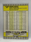 # 297 Frank White  Kansas City Royals 1989 Fleer Baseball card