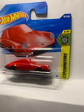 Red Porshe 911 Carrera Clip Experimotors JBB12 N521 2024 Short Card Hot Wheels Diecast Car