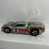 Silver #8 Reverb G8095 Hot Wheels Diecast Car