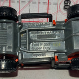 Red Fire Rescue Superlift Ford Ford F-350 Super Duty Truck Matchbox Diecast Car