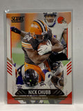 # 105 Nick Chubb  Cleveland Browns 2021 Score Football Cards