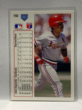 # 193 Jose Oquendo  St Louis Cardials 1991 UD Baseball card