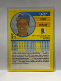 # U27 David Howard  Kansas City Royals 1991 Fleer Update Baseball card