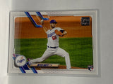 # 270 Mitch White Rookie Los Angeles Dodgers 2021 Topps Series One Baseball Cards