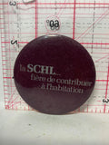 La SCHL fiere de contribuer a l'habitation  Button Pinback