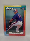 # 112T Dave Schmidt  Montreal Expos 1990 Topps Baseball Cards