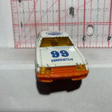 White #99 Edmonton Oilers Ford Mustang Cobra Corgi Diecast Car
