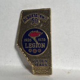 Alberta NWT 50 Royal Canadian Legion 1926 1976 Golden Years  Lapel Pin