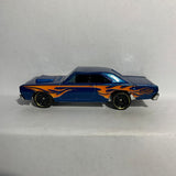 Blue Flames '68 Dodge Dart Hot Wheels Diecast Car