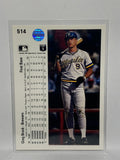 # 514 Greg Brock  Milwaukee Brewers 1990 UD Baseball Cards