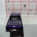 Purple '57 Cadillac Eldorado Brougham Hot Wheels Diecast Car