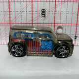 Yellow Scion xB X-Raycers Hot Wheels Diecast Car