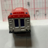 White Red Metro Ambulance 2003 Matchbox Emergency Diecast Car