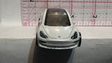 White Tesla Model 3 FYB50 2018 Hot Wheels Diecast Car