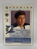 # 46 Roman Hamrlik  Tampa Bay Lightning 92-93 O-Pee-Chee Premier Hockey Cards