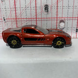 Red '09 Corvette C6 ZR1 L9924 Hot Wheels Diecast Car