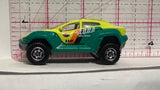 Yellow Green AQUA Turn Tamer Y0564 MB894 1/64 ©2013 Matchbox Diecast Car