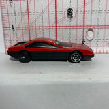 Red Rescue Pontiac Fiero Unbranded Diecast Car