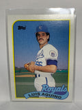 # 266 Luis Aquino  Kansas City Royals 1989 Topps Baseball Cards