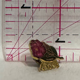 Alberta Wild Rose Flower  Lapel Pin