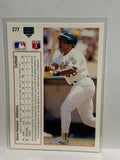 # 277 Steve Howard  Oakland Athletics 1991 UD Baseball card