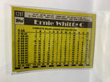 # 128T Ernie Whitt  Atlanta Braves 1990 Topps Baseball Cards