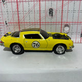 Yellow #76 1975 Chevrolet Camaro 1999 Johnny Lightning Playing Mantis Diecast Car
