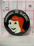 Carnaval de Quebec Mascot  Button Pinback