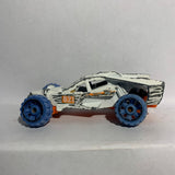 White Corkscrew Buggy X1621 Hot Wheels Diecast Car
