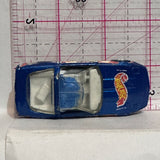 Blue 80's Corvette Hot Wheels Diecast Car
