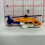 Orange Sea Rescue Unit Sea Hunter Helicopter Matchbox Diecast Car