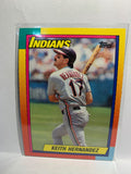 # 39T Keith Hernandez  Cleveland Indians 1990 Topps Baseball Cards
