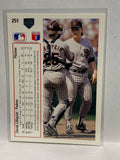 # 251 Derek Lilliquist  San Diego Padres 1991 UD Baseball card