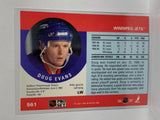 # 561 Doug Evans  Winnipeg Jets 90-91 Pro Set Hockey Cards