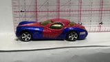 Red Blue Spiderman Chrysler Atlantic ©2004 Maisto Diecast Car