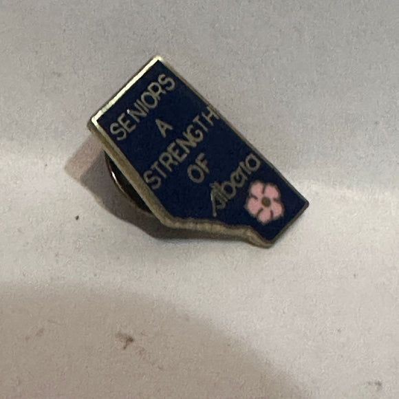 Seniors A Strength of Alberta Logo  Lapel Pin
