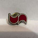Red Design Logo  Lapel Pin