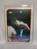 # 255 Ron Guidry  New York Yankees 1989 Topps Baseball Cards
