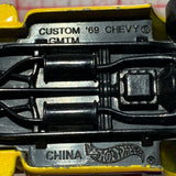 Yellow '69 Custom Chevy Truck Hot Wheels Diecast Car