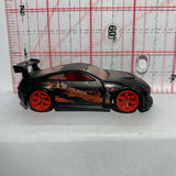 Black Nissan 350z HW First Editions Hot Wheels Diecast Car