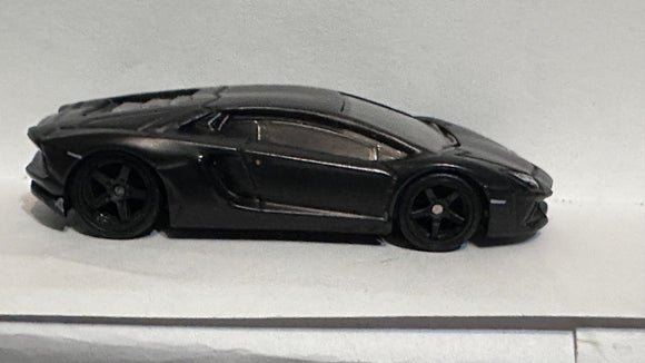 Black Lamborghoni Aventador Coupe V5300 ©2011 Hot Wheels Diecast Car