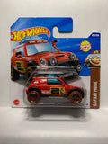 Red Lil Roar Safari Mode HYW44 N521 2024 Short Card Hot Wheels Diecast Car