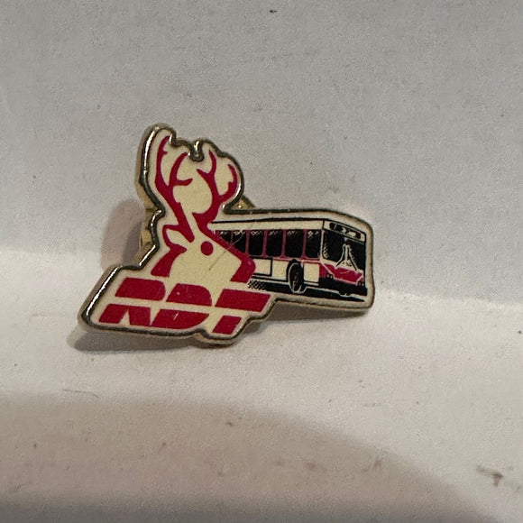 RDT Bus Red Deer Transit  Lapel Pin