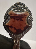British Columbia Dogwood Flowers Silver Plated British Columbia Souvenir Spoon