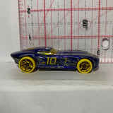 Blue Fast Felion Volcano Circuit Hot Wheels Diecast Car
