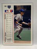 # 195 Jeff Huson  Texas Rangers 1991 UD Baseball card
