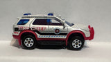 White Fire Chief Ford Explorer 2012 Hot Wheels Diecast Car
